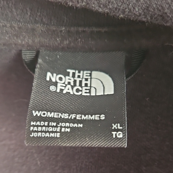 The North Face Women's Full Zip-Up Hoodie Black | Size XL - Picture 2 of 6